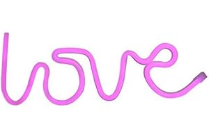 Ulalaza LED Neon Light Inscrivez-Vous Moon Star Heart Night Light pour la Chambre des Enfants Wall Art Romantique Cadeau d'anniversaire de Noël