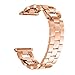 Produktbild Compatible Apple Watch Armband 40mm in 4 Farben, Unisex Luxus Edelstahl Metal Ersatz Uhrenarmband für Apple Watch Band iwatch Series 4/3/2/1 (40MM, Roségold)