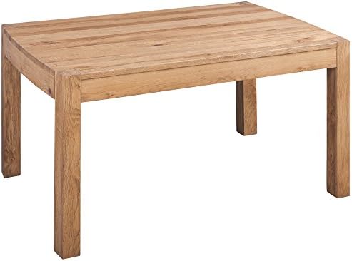 Distressed Oak Extending Dining room Table Seating for 6 People | Extendable Rectangular Wooden Dining Table Furniture 125cm/160cm