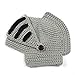 Produktbild Roman Kostüm und Verkleiden Ritter Helm Visier Crochet Knit Beanie Hut Winter Maske Kappe für Männer Frauen