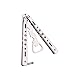 Produktbild Edelstahl Schmetterling calistouk Messer Öffner Multifunktional Schmetterling Messer zusammenklappbar Bier Flaschenöffner Creative Praxis silber