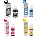 Produktbild UniPlus 102 Tintenpatronen Kompatibel für Epson EcoTank ET-2700 ET-2750 ET-3700 ET-3750 ET-4750 Drucker (BK-127ml & C/M/Y-70ml)
