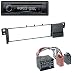 Produktbild caraudio24 Kenwood KDC-110UB 1DIN MP3 USB CD AUX Autoradio für BMW 3er E46 (Rundpin ab 1998)
