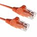 Produktbild zexum 2680 RJ45 CAT6 Hohe Qualität LSZH 24 AWG gestrandet Snagless UTP Ethernet Netzwerk LAN Patch Kabel, orange, 5 m