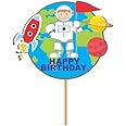 Pretty Ur Party Space theme Cake Topper, Cake Toppers for Kids, Girls, Toddlers, Boys, Cake Decoration Item, Cake Accessories (Space)