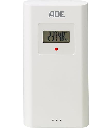 PEARL Funk-Außensensor Für Wetterstation FWS-70 – Misst Temperatur & Luftfeuchtigkeit, 60 M Reichweite, IP44