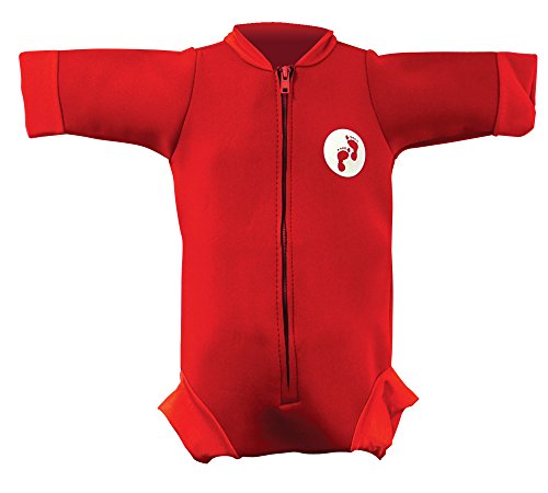 Ultimate Newborn Baby Neoprene Wetsuit Swimsuit 0-12 Months (X-Large,Red)