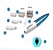 Wawoo Eyebrow Shaping Machine Electric Razor Shaver for Women (Color: Blue)