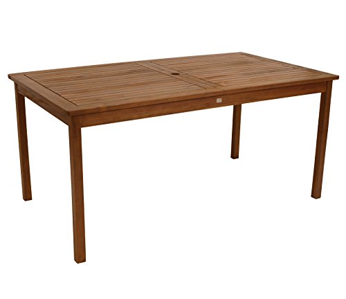 Preisvergleich Produktbild Gartentisch JERSEY 90x160cm, Akazie geölt