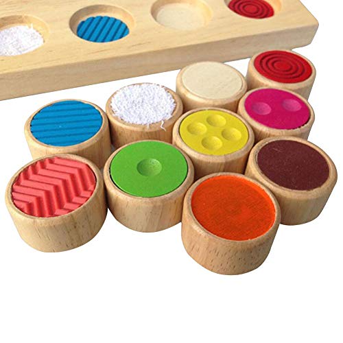 Preisvergleich Produktbild Waroomss Holzpuzzle Pädagogisches Spielzeug Kinder Gummi Holzspielzeug für Baby Farbenerkennung
