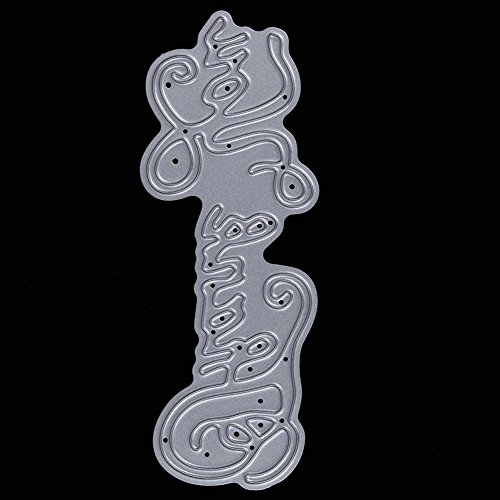 Amazingdeal365 Buchzeichen Metall Form Schablonen Schneiden DIY Dekor Sammelalbum Karten Buchzeichen Lesezeichen als Geschenk für Freunde Geburtstag Kinder,Kindergarten Hobby Schule Handarbeit Unterricht usw. Ein tolles Geschenk! - 5
