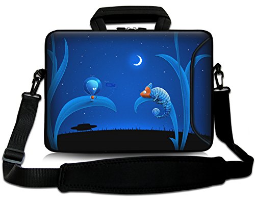 Sidorenko 17-17 3 Zoll Laptoptasche   Laptop Umh  ngetasche  Stilvolle Designer - Computer - Notebook-Schultertasche aus Neopren Schmutz- und Wasserab