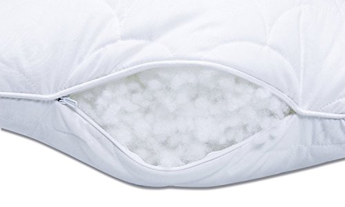 Sei Design® Bezug für Seitenschläferkissen in S-WELLE-Design 40×130 cm, Satinstoff mit Reißverschluss und aufgesticktem Logo. (schoko-braun) - 7