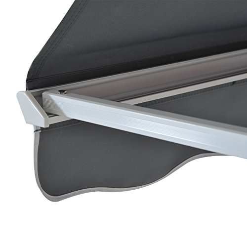Outsunny Markise, grau, 122 x 70 x 23 cm, 840-153GY - 7