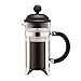 Produktbild Bodum Chambord CAFFETTIERA Kaffeebereiter French Press, ca. 3 Tassen, schwarz, ca. 0.35 l, inklusive Kaffeemasslöffel, BULK
