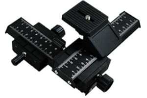 FOTGA 4 Wege Macro Fokus Kreuzschlitten Rail für Nikon Canon Pentax Olympus Kameras