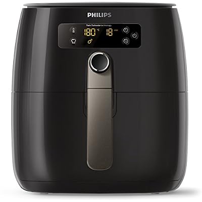 Philips HD9741/90 Airfryer Noir - faites cuire, frire, rôtir, griller tous vos aliments
