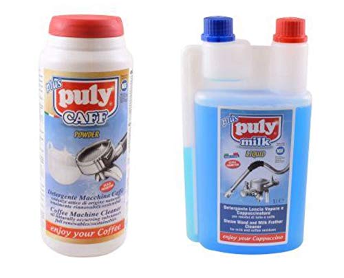 Puly Caff Machine Group Head Cleaner 900 g + mousse de lait 1000 ml Combo Deal