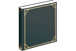 ‎WALTHER DESIGN walther design Fotoalbum grün 30 x 30 cm Kunstleder mit Prägung, Standard Album MX-200-A