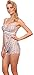 Be Mammy Women's Maternity Sleepwear Set MMK+MMSZ (ECRU/Purple, L)
