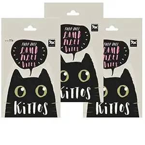 Kittos Cat Treats Favorite Flavors Available Multi Packs (Lamb Filet Bites, 35 gm Each, Pack of 3)