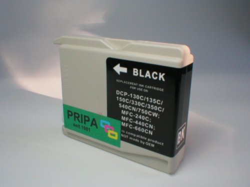pripa 5 Patronen BROTHER kompatibel zu Original Nr. LC 1000 bk c m y Passend zu folgenden Geräten Brother MFC. Sie erhalten 2 black Patronen + je 1 x cyan magenta yellow. - 2
