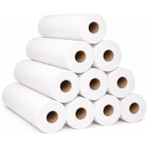 KURTT Liegerolle 2-lagig | 60 Cm X 50 M | 12 Rollen | Weißes Zellstoffpapier, Perforiert Für Massage & Praxis