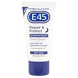 E45 Dermatological Repair and Protect Overnight Hand Cream 50 ml