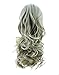 Multi-Color 24"&160g Hair Claw In Pony Tail Ponytail Hair Extensions Curled Wavy GRACE/16T613