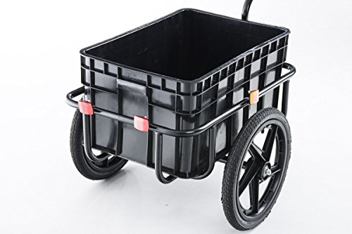 CLP Fahrrad-Anhänger WILLY, komplett mit Abdeckplane & Universal-Kupplung schwarz - 3