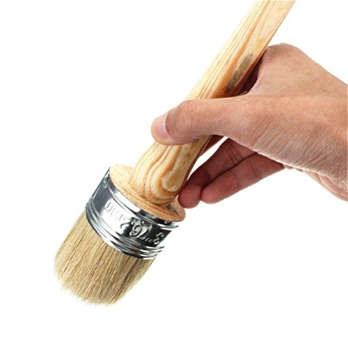 Wachs Pinsel Rundpinsel für Kreidefarbe & Möbelwachs Home Decor - 4