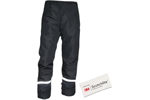 ‎SALZMANN Salzmann wasserdichte Regenhose | Leichte & Winddichte Wanderhose | Hergestellt mit 3M Scotchlite