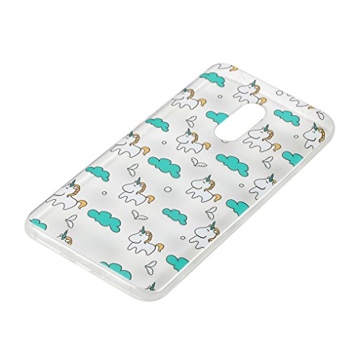 Yidaxing Funda XiaoMi RedMi Note 4  Carcasa de Silicona Transparente Funda TPU Gel Carcasa Ultra Delgado Suave Funda Protectora Ligera Carcasa Blanda Flexible Caja Anti Rasgu  os Anti Choque con dise  o   nico -Unicornio