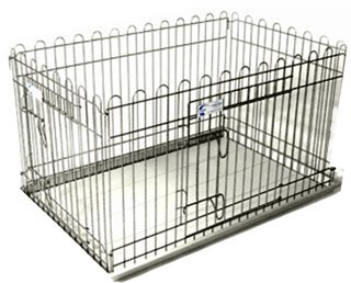 Croft-puppy-pen-with-base-tray-and-2-gates-41-x-27-x-23-inches-high