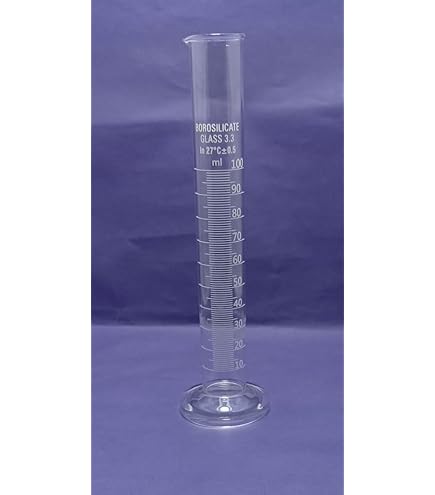 Cylindre De Mesure En Verre 25 Ml – Classe A, Verre Borosilicate 3.3, Gradué Précis, Pour Laboratoire