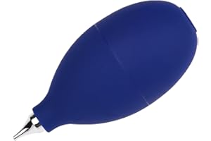 NAUZE Squeeze Ball Pump Duster for Hearing Aids Silicone Air Blower Dust Cleaner for Watch Camera Lens Hearing Aid Cleaning Tool (Blue)