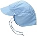 I Play Unisex Baby Solid Flap Sun Protection Hat Light Blue 0 - 6 Months