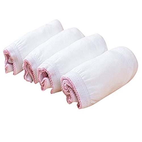 Disposable Cotton Underwear for Pregnant Women Maternal Ultra Thin Cotton Briefs (Pack of 4) XXL/XXXL, White