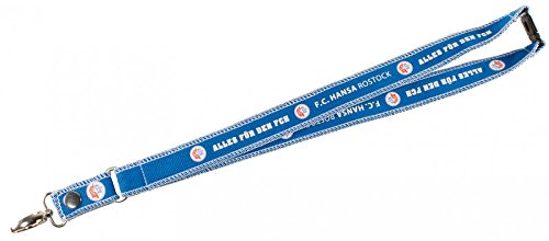 Preisvergleich Produktbild FC Hansa Rostock Lanyard / Schlüsselanhänger Canvas Fanartikel
