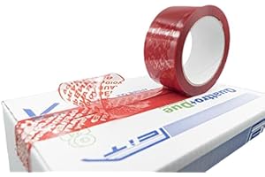 ACIT Cinta de seguridad antirrobo, 50 m x 50 mm – Paquete de 3 rollos – Sello antimanipulación para embalajes y envíos