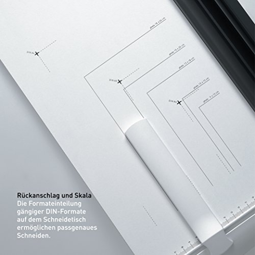 Ideal 1142 Hebelschneider, Schneidemaschine für Papier bis DIN A3 (250 x 430 mm, Schnittlänge 430 mm, 15 Blatt Kapazität) - 4
