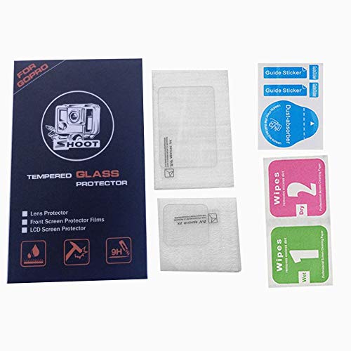 Preisvergleich Produktbild Mouchao Displayschutzfolie aus gehärtetem Glas für Gopro Hero 7