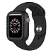Produktbild Schutzhülle Für Apple Watch 4 40MM, LolStore Schwarz iWatch 3 Hülle Bumper Case TPU Silikon Cover Stoßfest Kratzfest Rahmen Schlankes Schutztasche Tasche Etui Schale für Apple iWatch Series 4 40MM