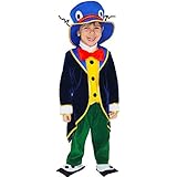 Costume Grillo Parlante Bambino 3 4 Anni 98 104 Amazon It Giochi E Giocattoli