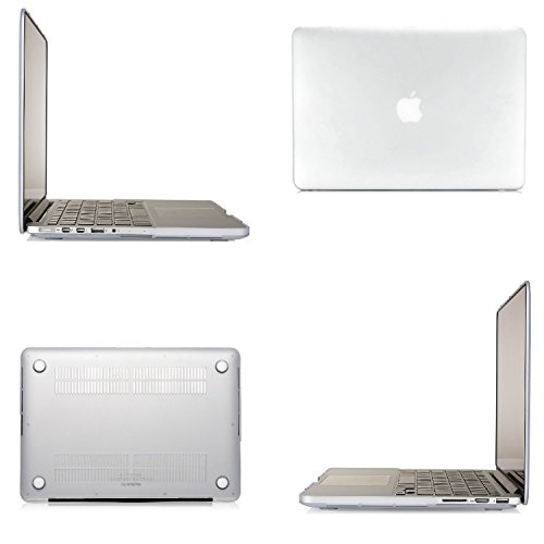 i-Buy Matte Gummierte Harte Schutzh  lle H  lle f  r Apple Macbook Pro Retina 13   13 3 Zoll    Schutzfolie   Silikon Tastaturschutz   Anti-Staub-Stec