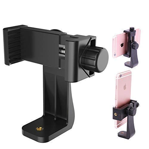 Action Pro Mount Adapter/Vertical Bracket Holder Clip 360 Degree Tripod Clamp for All Smartphones
