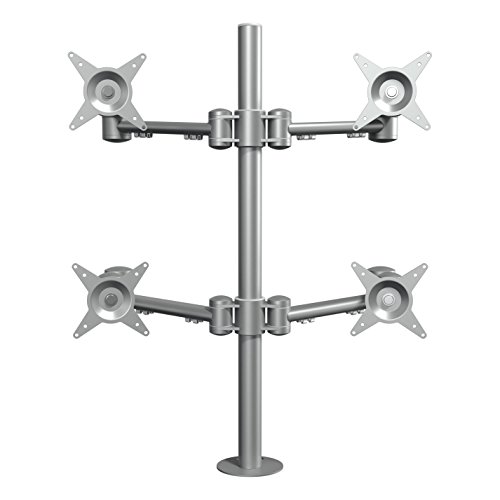 Dataflex 622 ViewMate Style Monitorarm (Tragkraft max. 4x 12kg, bis 61 cm (24 Zoll) Bildschirmdiagonale, VESA: MIS-D 75×75/100x100mm kompatibel) silber - 5