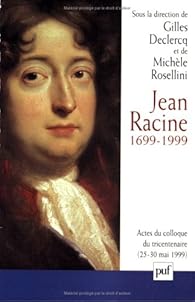 Book's Cover ofJean Racine, 1699-1999