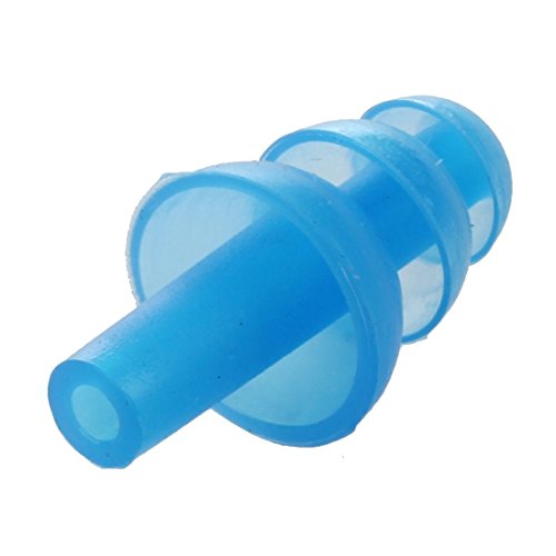 SODIAL(R)1 Paar Schwimmen Flexibler Silikon Ohrstoepsel – Blau - 2
