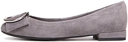 Asakuchi shoes ms,sheep suede shoes,flat slip-on shoes-B Foot length=24.3CM(9.6Inch)